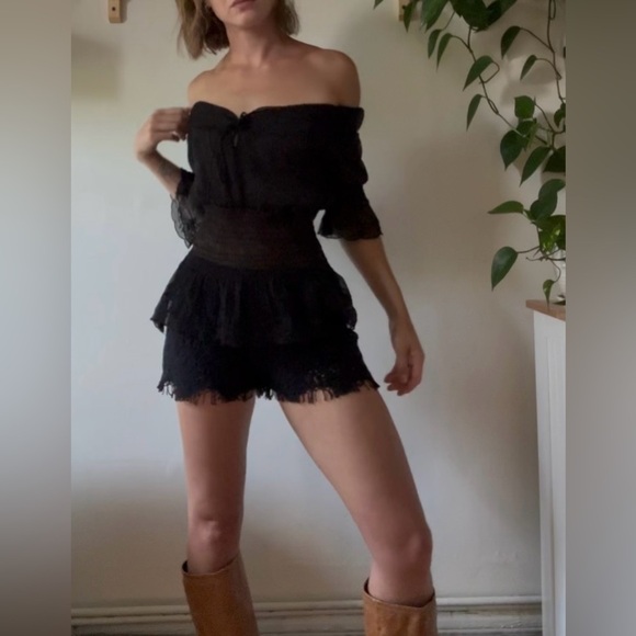 Spicy Sheer Whimsigoth Top (M) - Picture 1 of 7